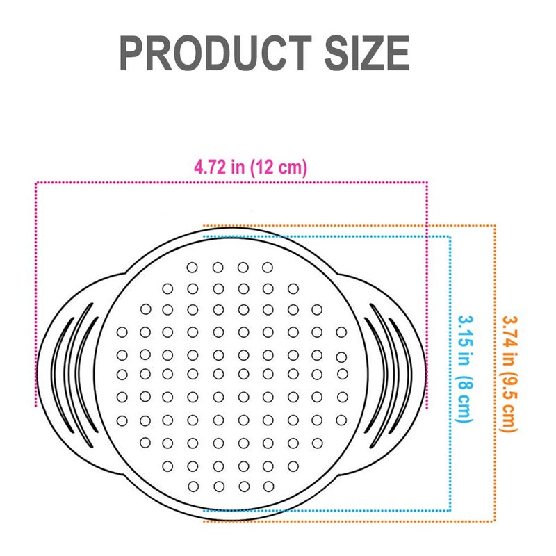 Wishdirect Tuna Strainer Press  Tuna Can Strainer Food-Grade Stainless Steel Canning Colander For Regular-Size And Wide-Necked Tunas 1 Pack - Image 4