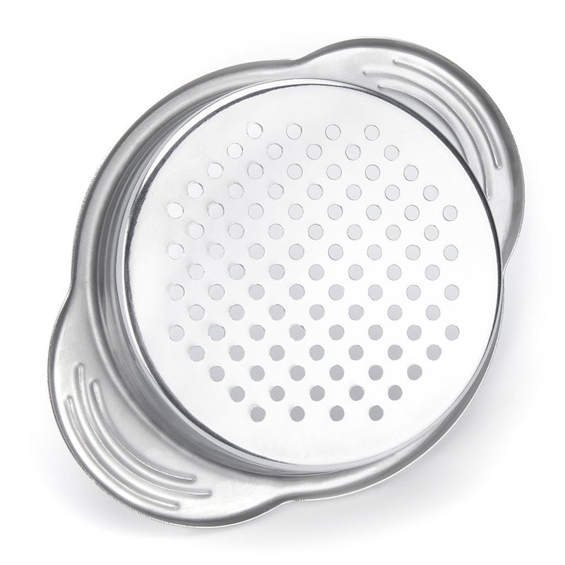 Wishdirect Tuna Strainer Press  Tuna Can Strainer Food-Grade Stainless Steel Canning Colander For Regular-Size And Wide-Necked Tunas 1 Pack - Image 3