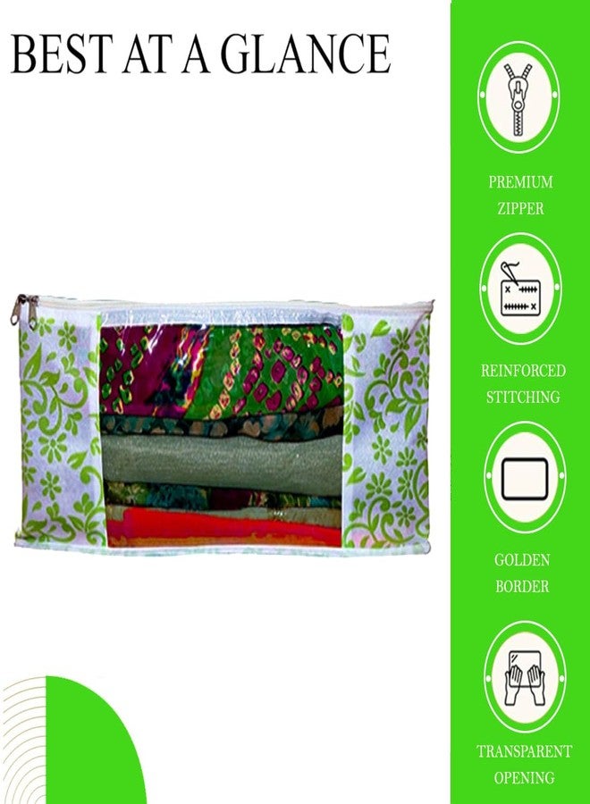 Shaping Fabric Garment Cover Non-Woven 90 GSM with Transparent Window & Double Metal Zipper - Pack of 9 | Dustproof Clothes Storage Bag for Sarees, Suits, Jackets, Shirts SCXLRL1582493517524148524351 - Image 4
