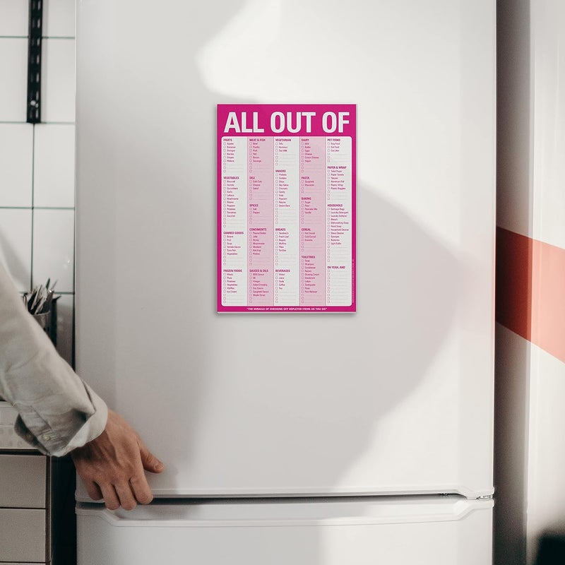 Knock Knock All Out Of Pad with Magnet (Pink) - Image 4