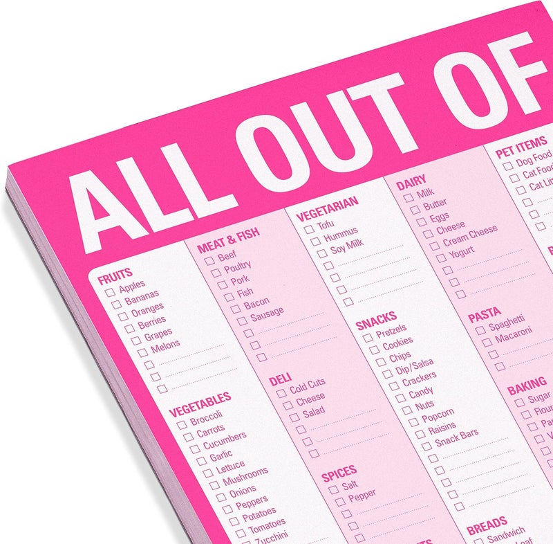 Knock Knock All Out Of Pad with Magnet (Pink) - Image 3