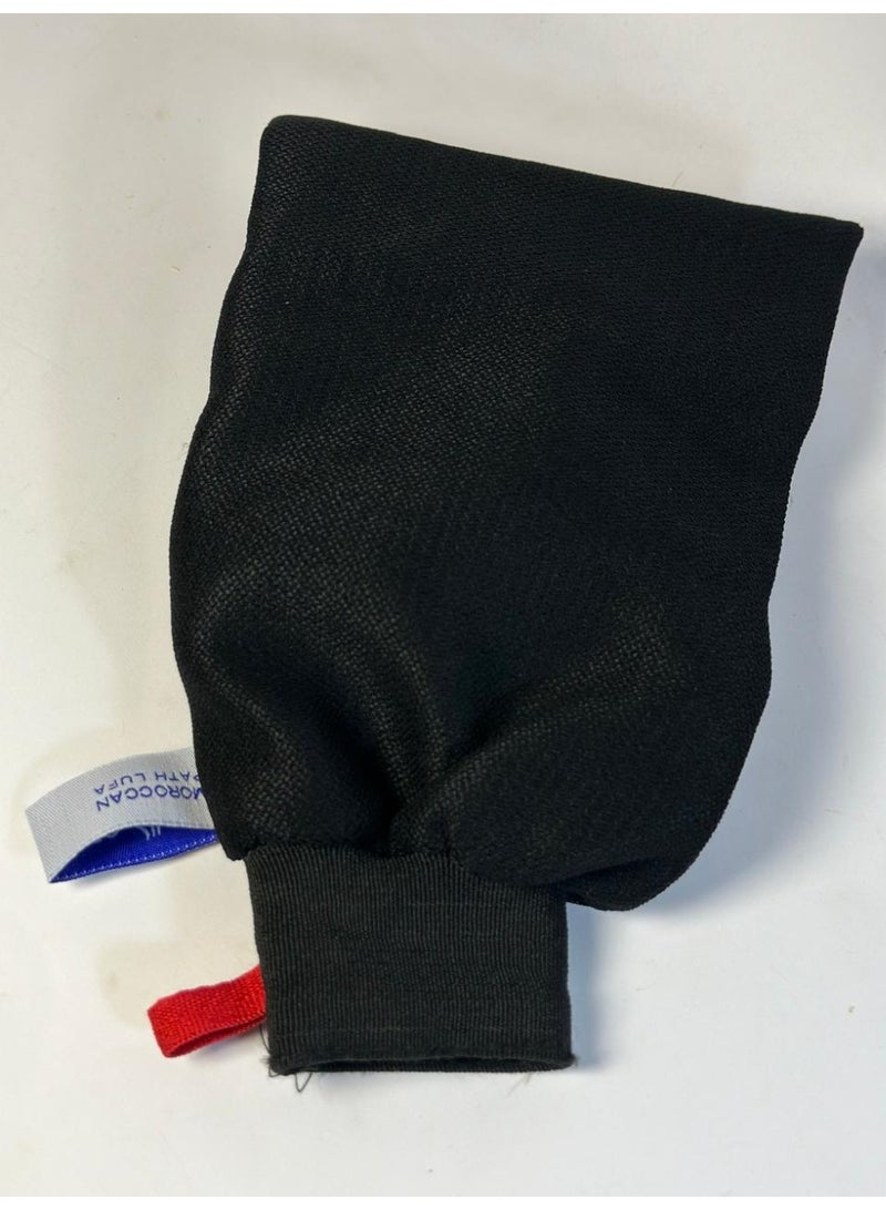 مقشر الجسم باللوفة المغربية - تصميم قفاز عملي وقابل لإعادة الاستخدام، لطيف ومناسب للبشرة الحساسة، قطعة واحدة - Image 1