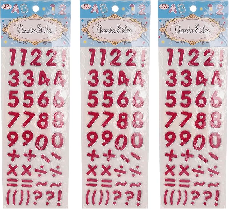 ا يدوكاتيونال ينجليسه نومبيرس بلاستيك ستيككير سيت وف  بييكيس فور كيدس  فوكهسيا   افوكهسيا