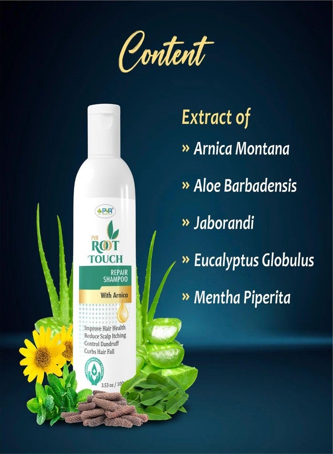 PVR MEDITECH PVR Root Touch Shampoo - Herbal Hair Color Cleanse | Instant Gray Coverage, Anti Dandruff & Hair Fall Control | Chemical-Free, Nourishing Formula for Soft Shiny Hair Root Touch Repair Shampoo | 100 ML - Image 4