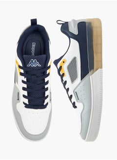 Kappa Men's Colourblock Sneakers with Lace-Up Closure  - Image 1