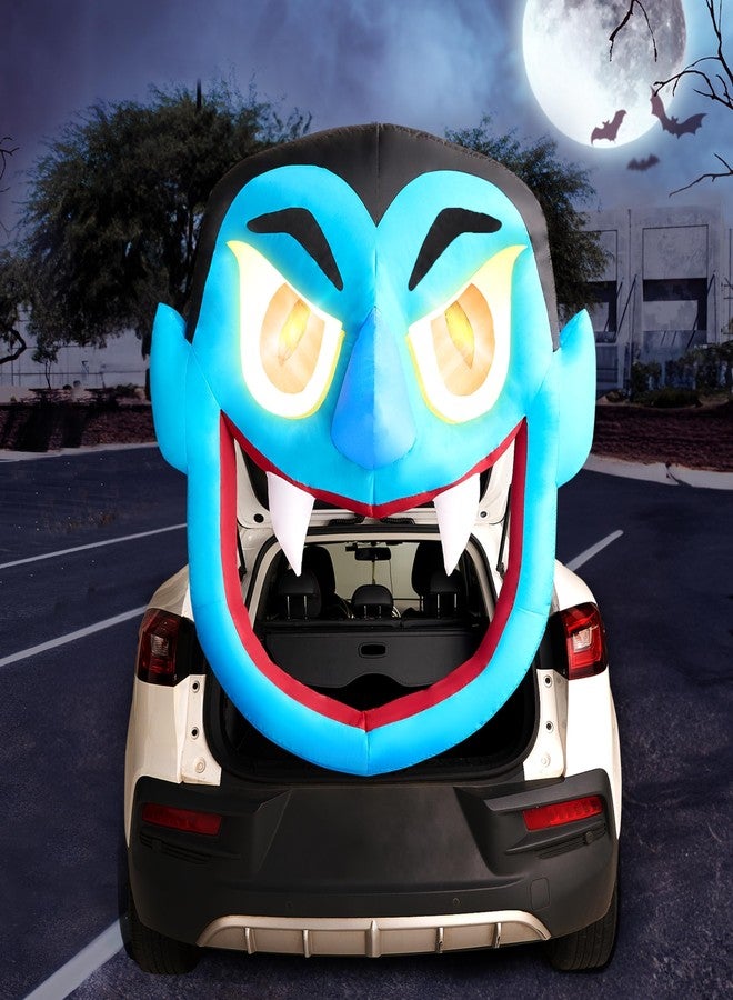 Joiedomi Halloween Inflatable Outdoor Decorations, Trunk or Treat Car Decorations Kit, Inflatable Scary Vampire with LEDs for Halloween Car Decor, Yard Decorations - Image 1