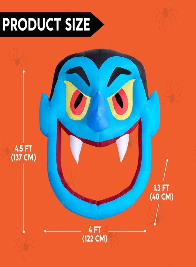 Joiedomi Halloween Inflatable Outdoor Decorations, Trunk or Treat Car Decorations Kit, Inflatable Scary Vampire with LEDs for Halloween Car Decor, Yard Decorations - Image 4