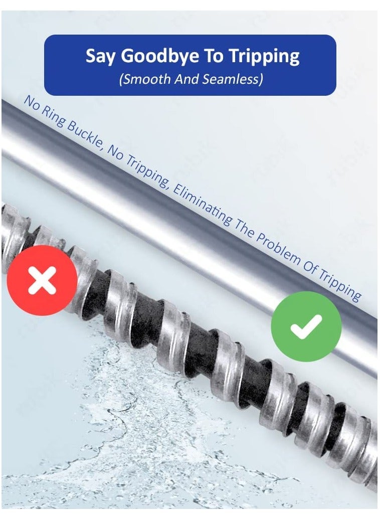 Rubik Shower Hose Pipe 2M PVC Flex Anti Twist Heat Resistance Universal Replacement Kink and Leak Proof (2 Meter) - Image 4