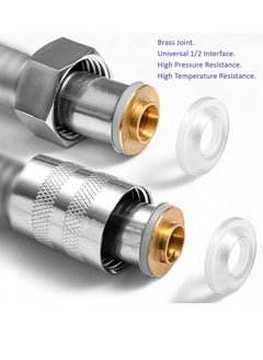 Rubik Shower Hose Pipe 2M PVC Flex Anti Twist Heat Resistance Universal Replacement Kink and Leak Proof (2 Meter)  - Image 3