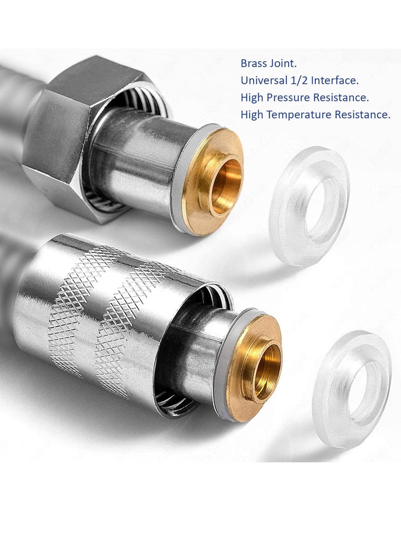 Rubik Shower Hose Pipe 2M PVC Flex Anti Twist Heat Resistance Universal Replacement Kink and Leak Proof (2 Meter) - Image 3