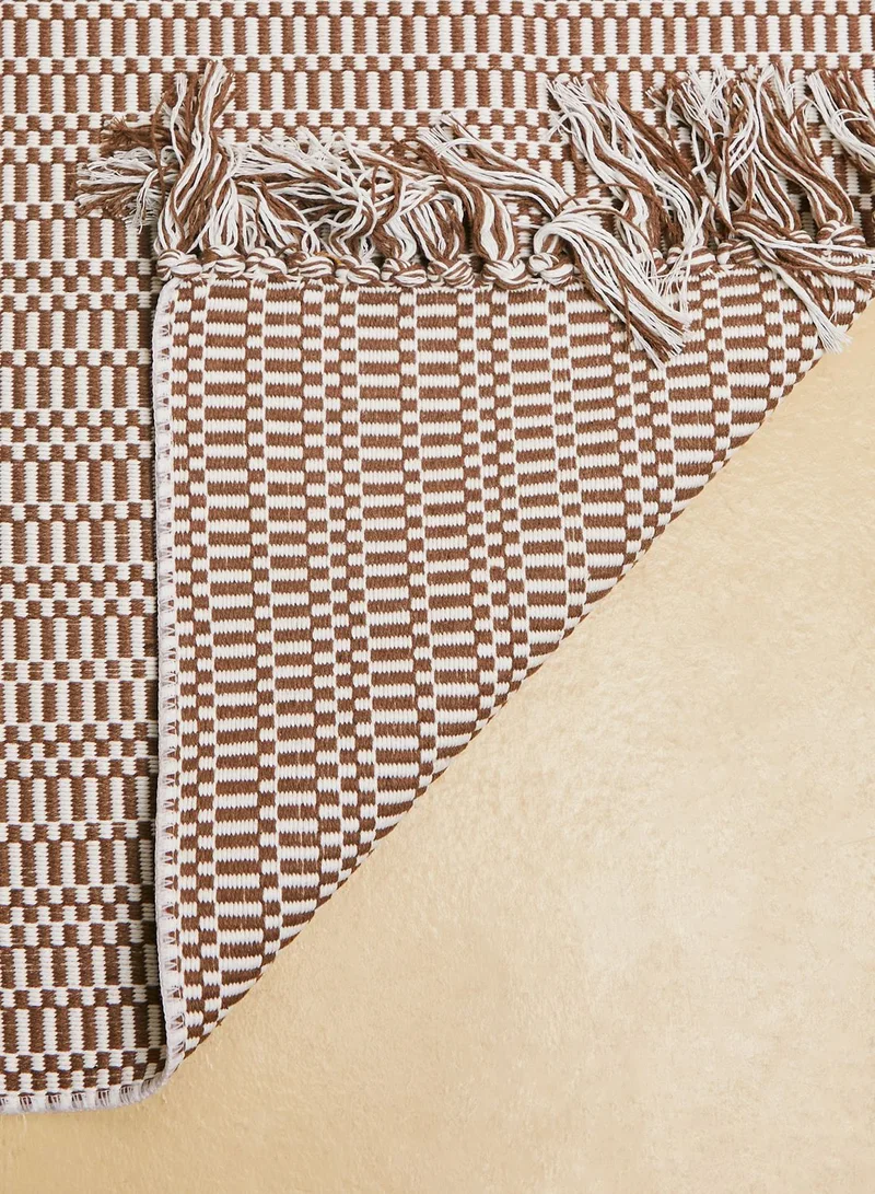 Noire Edit Tassel Woven Rug 60X90Cm