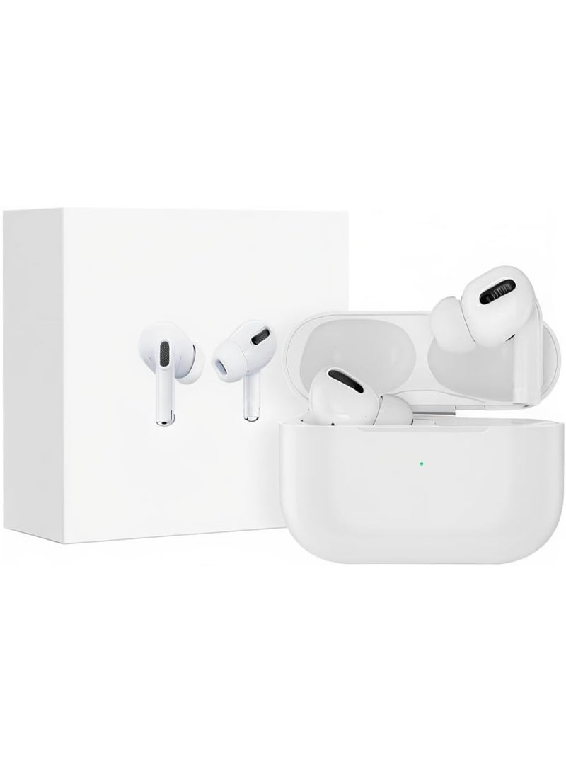 Wireless Earbuds Bluetooth 5.3 Headphones Noise Cancelling Air Buds Pods 3D Stereo Ear pods in-Ear Ear Buds with Deep Bass Earphones Sport Headsets for Android/Samsung/Apple iPhone White - Image 1