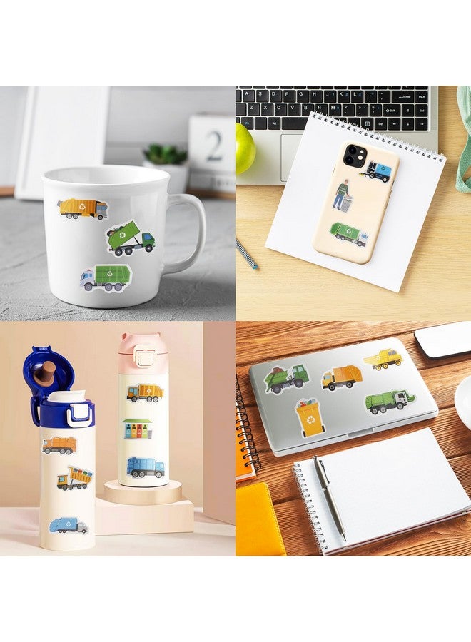 Cleverplay 100 Pack Garbage Truck Stickers, Garbage Truck Party Favors, Birthday Decorations - Image 5