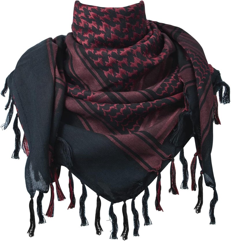 Aonal Store Military Shemagh Tactical Desert Scarf, 100% Cotton Keffiyeh Neck Head Scarf Wrap for Men Women - Image 1