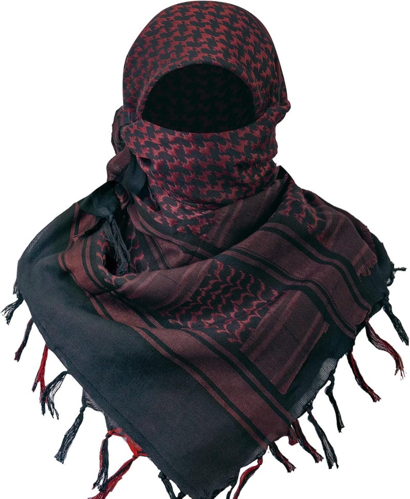 Aonal Store Military Shemagh Tactical Desert Scarf, 100% Cotton Keffiyeh Neck Head Scarf Wrap for Men Women - Image 2
