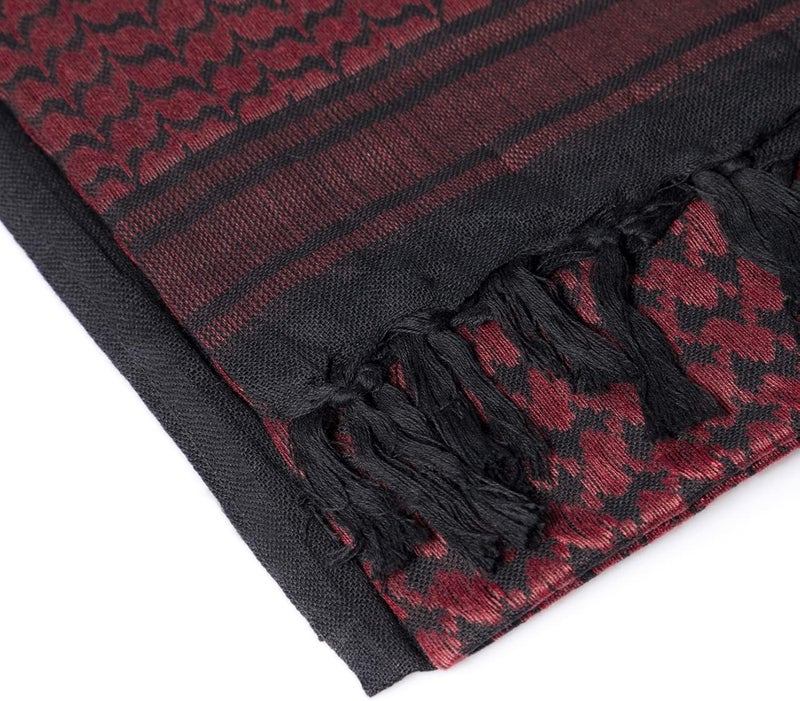 Aonal Store Military Shemagh Tactical Desert Scarf, 100% Cotton Keffiyeh Neck Head Scarf Wrap for Men Women - Image 5