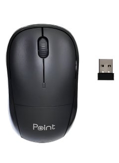 Generic POINT PT-325 Wireless Mouse - 2.4 GHz Technology - Ergonomic Design - 1200 DPI Precision - 15M Range-BLACK  - Image 3