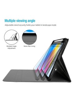 DUSALA Lightweight Smart Cover with Magnetically Detachable Wireless Keyboard for iPad 2022 (10th Gen) 10.9 inch Black  - Image 5