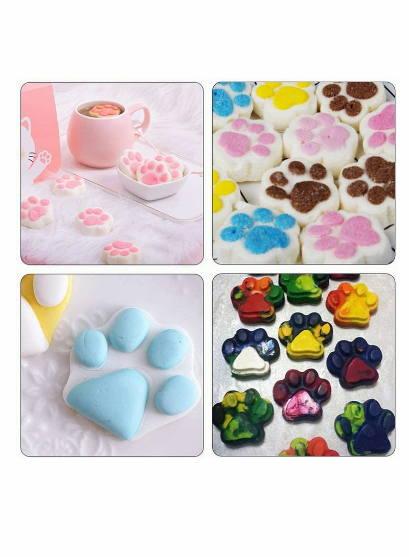 Barakah Food Grade Silicone Puppy Treat Molds, Dog Paw and Bone Mold, Non-stick Ice Cube Mould, Jelly, Biscuits, Chocolate, Candy Baking Mold - Image 3