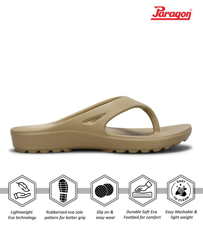 PARAGON Women's Sand Slippers | Comfortable Everyday Flip Flops with Cushioned Footbed, Sturdy Straps and Stylish Design | Perfect for Everyday Use - Image 4