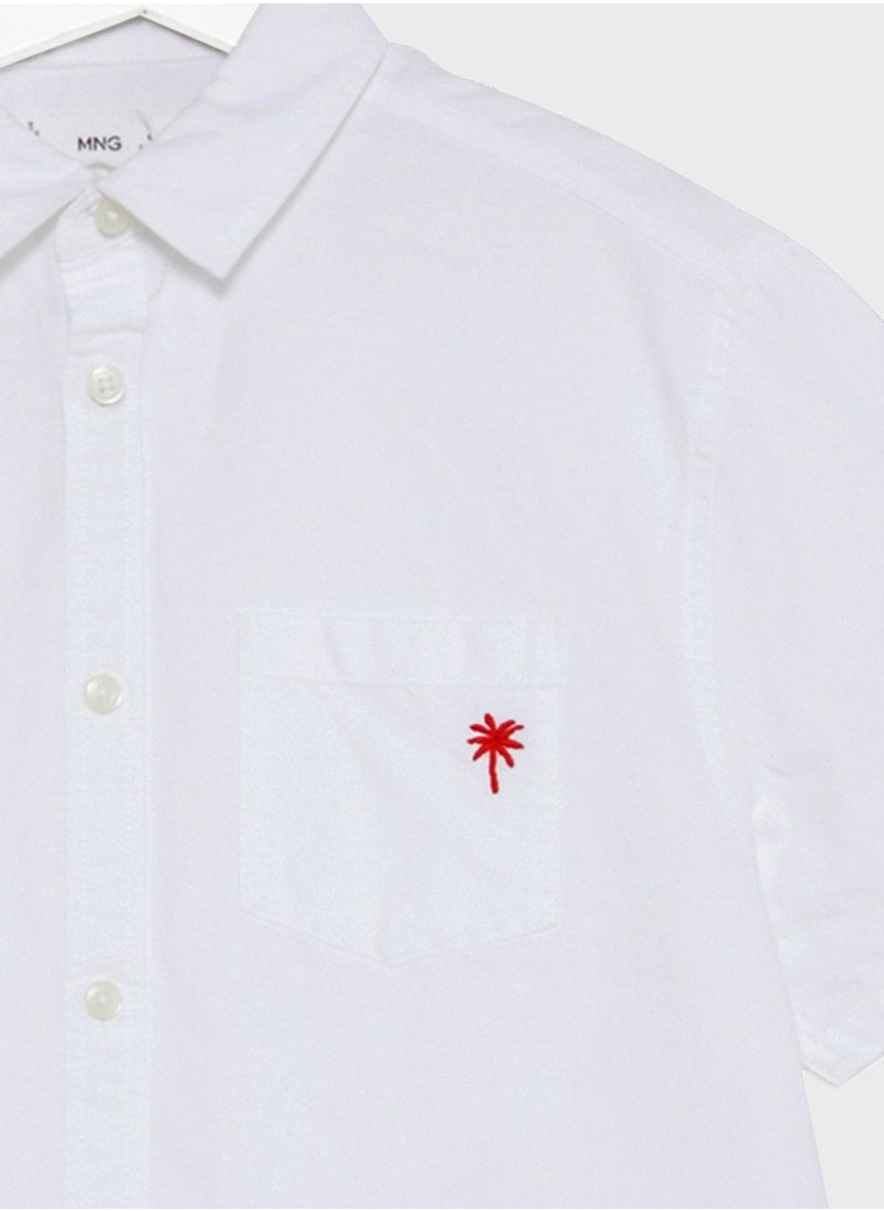 MANGO - Kids Regular Fit Shirt - Image 1