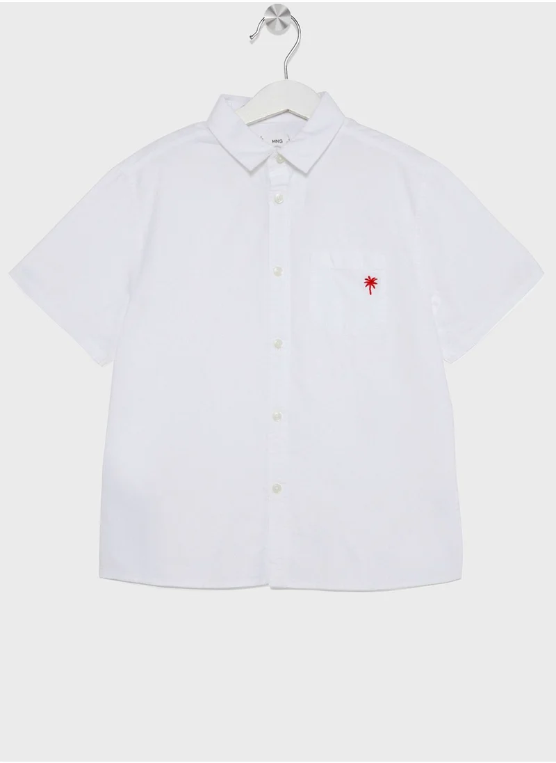 MANGO Kids Regular Fit Shirt