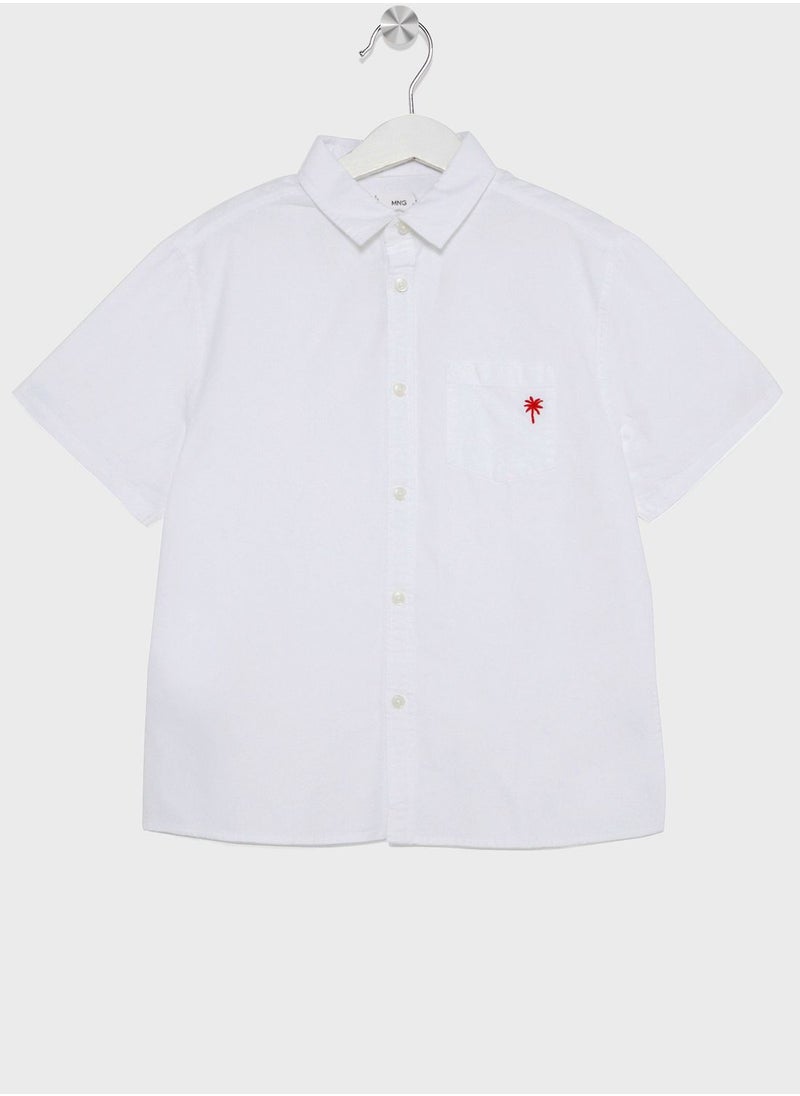 MANGO - Kids Regular Fit Shirt - Image 1