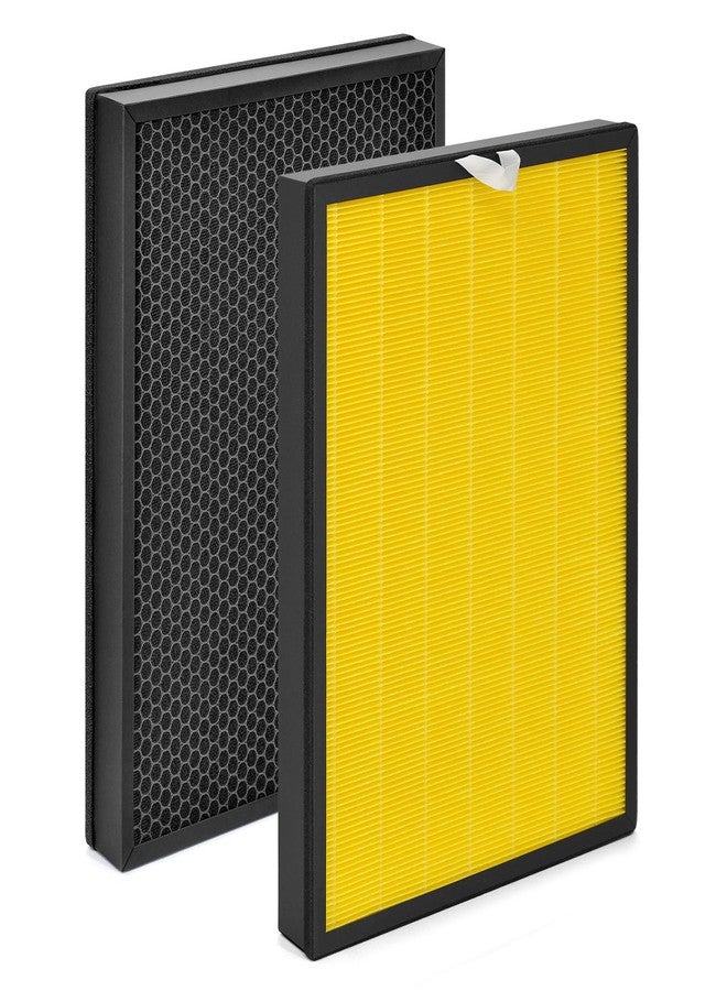 HSIAMEN [Pet Care] EverestAir-RF Replacement Filter Compatible with LEVOIT Everest Air EverestAir-P Air Purifier, 3-in-1 H13 True HEPA Activated Carbon Filters, Compared to Part# LRF-E551-WUS, 2-Pack - Image 1