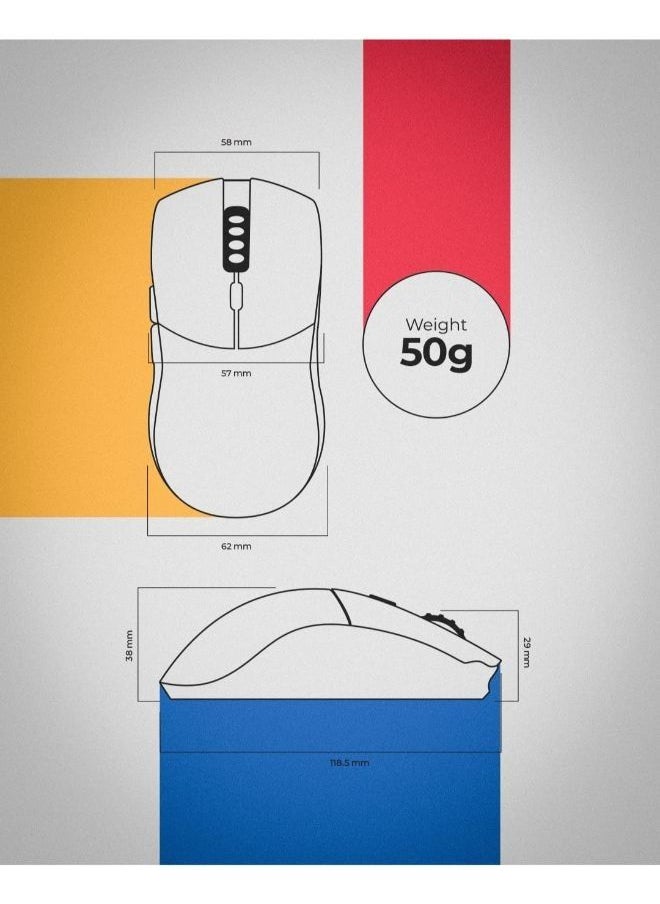 Glorious Glorious Series One PRO Wireless Gaming Mouse - Centauri - Forge  - Image 5