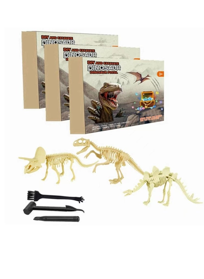 Cool Baby COOLBABY Kids Dinosaur Digging Kit, Dinosaur Fossil Digging Kit Jurassic Park Toy Boy Toys 6-12 Years Old, DIY Science Kit Educational Toys for Kids… - Image 1