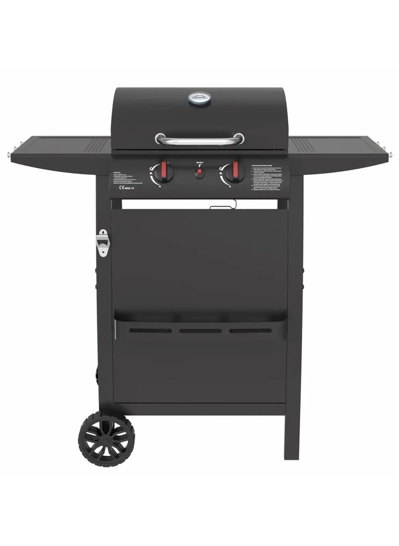 Grill Mark - Heavy Duty Barbecue Grill, 2 BBQ Gas Burners, built-in thermometer BBQ Grill - Image 1