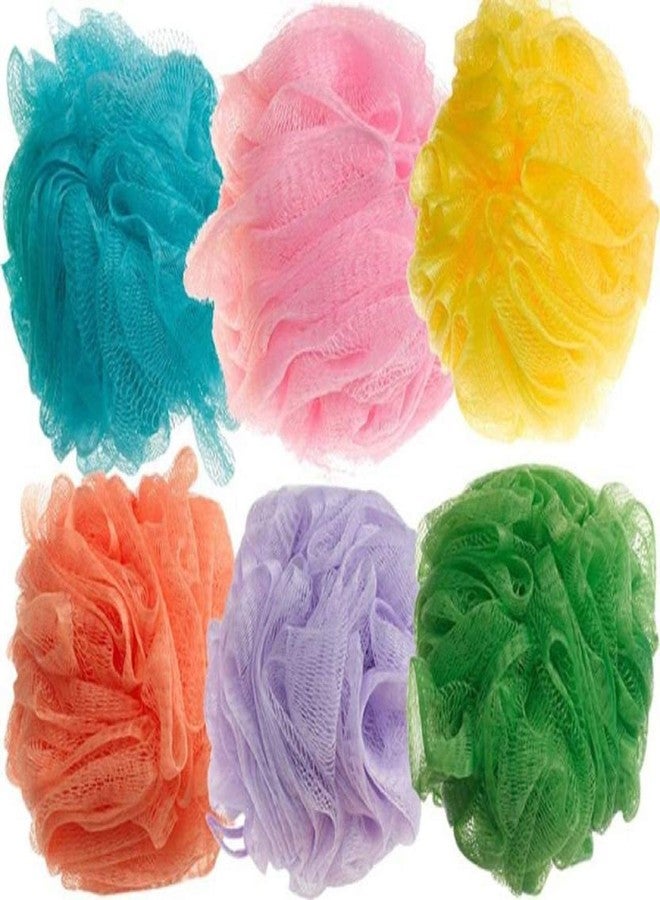 WISDOM- Luxury Bathing Round Loofah for Men and Women (Couples Pack of 2) (RANDOM COLOUR) - Image 1