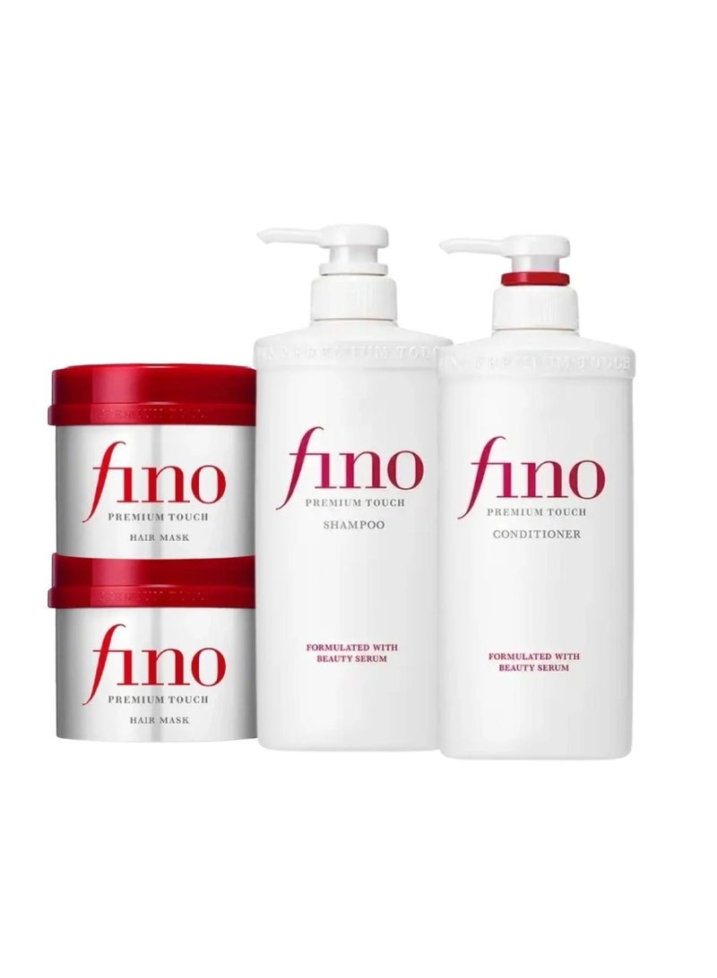 Fino Vino Premium Touch 4 Piece Set: Complete luxury care for your hair