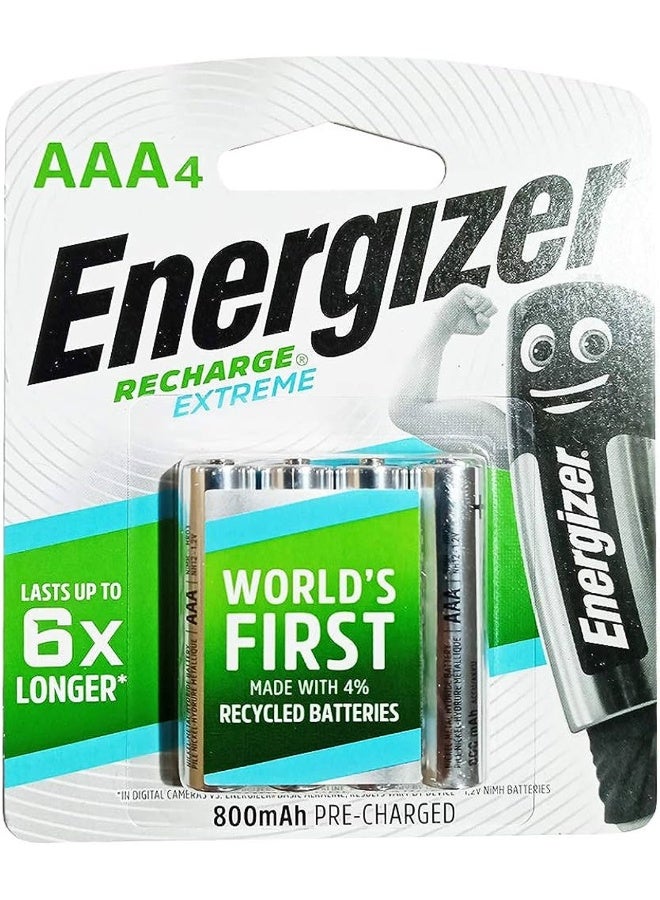 Energizer Energizer Recharge Extreme AAA Rechargeable Batteries (Set of 4)  - Image 1