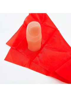MilesMagic Magician'S Plastic Thumb Tip With Silk Gimmick | Close Up Fake Thumb Vanishes Hanky Trick | Appearing Disappearing Street Or Stage For Real Invisible Finger Magic Tricks  - Image 4