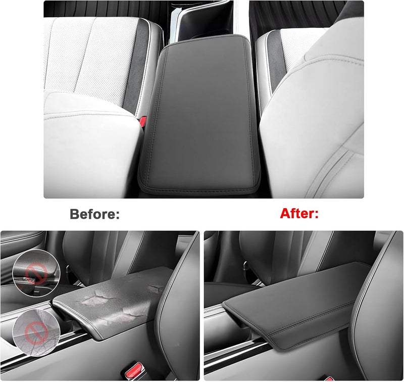 SXCY for 2025 2026 Nissan ADX Armrest Cover for 2025 2026 Nissan ADX Accessories 2025 2026 ADX Center Console Cover 2025 2026 ADX Middle Console Cover (Thin Cover with Black Line) - Image 2