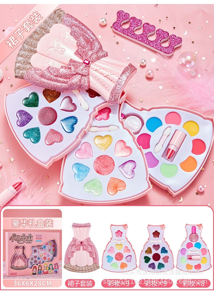 Bella Loli Genuine Toy Makeup Set for Kids Skirt 4 grid suit 
