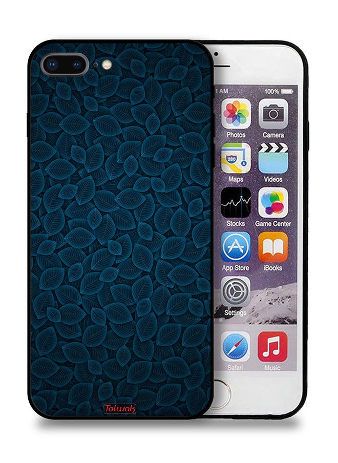 Tolwak Apple iPhone 7 Plus Protective Case Digital Art Leaves Pattern  - Image 1