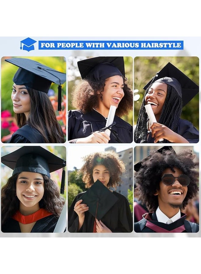 MIRFA Graduation Cap Headband, Firm Anti-Fall Hair Band for Graduation Cap - Image 5