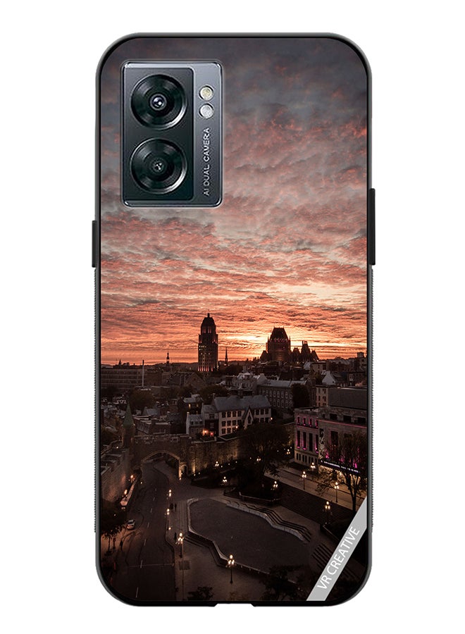 VR CREATIVE Protective Case Cover For Oppo A57 5G Quebec City Design Multicolour - Image 1