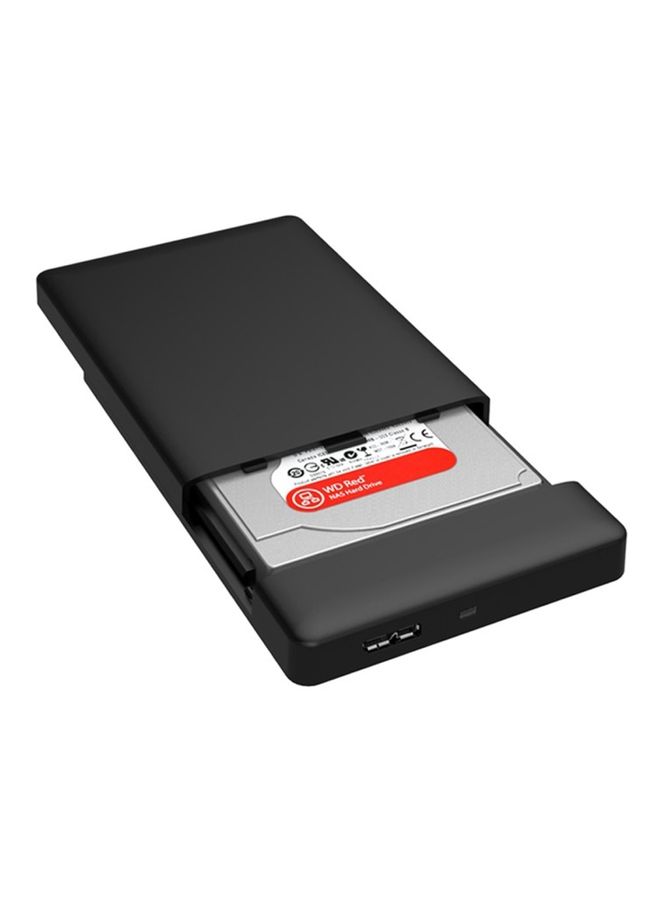 BURAQ ORICO 2588US3 USB3.0 External Hard Disk Box Storage Case for 2.5 inch SATA HDD / SSD 9.5mm Laptop PC(Black)  - Image 1