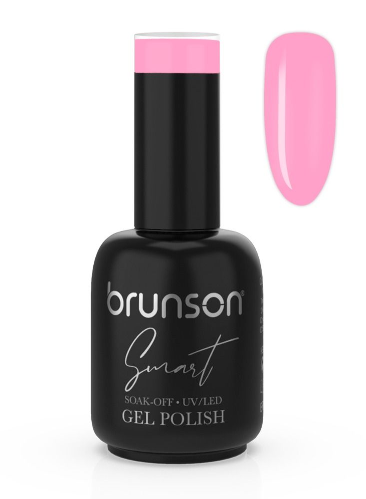 Gel Nail Polish, 15ml Smart Gel Nails Glossy Shine Finish Long Lasting Soak off UV/LED Gel Polish for Nail Art French Manicure Pedicure Salon Quality Chip Resistant Gel Nail Extensions UV Gel BSM050