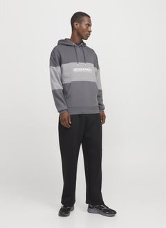JACK & JONES Graphic Print Pocket Detait Pull Over Hoodie  - Image 4