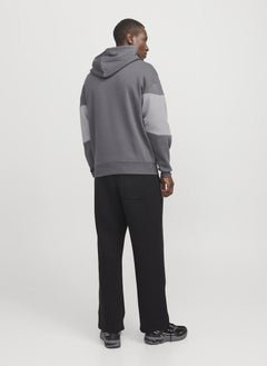 JACK & JONES Graphic Print Pocket Detait Pull Over Hoodie  - Image 2