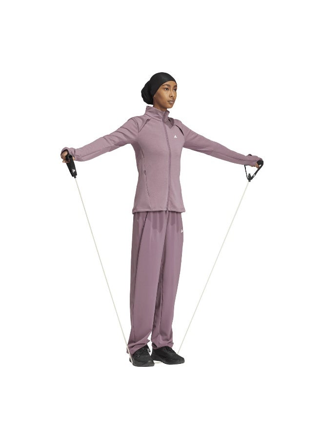Adidas Trn P Purple Training Pants 2XS - Image 5