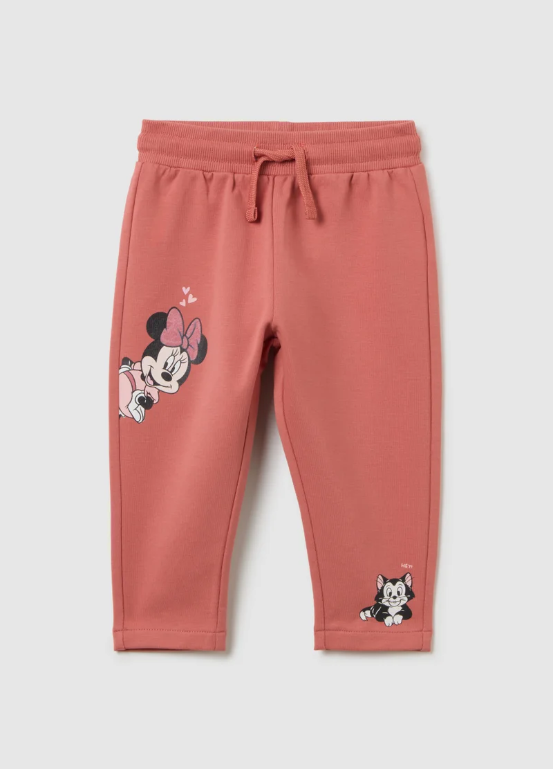 Ovs GIRLS' PINK COTTON TROUSERS WITH REGULAR FIT