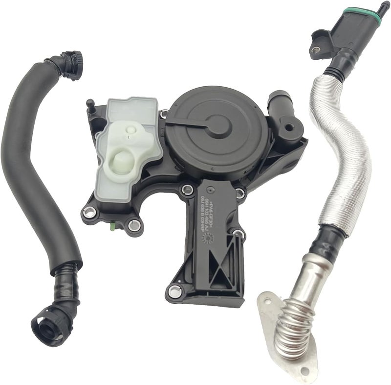 McrGinly Engine Crankcase Vent Valve Oil Separator Breather Hose Tube Kit for Audi 2.0T 1.8T Q5 A6 A5 A4/Quattro - Image 1