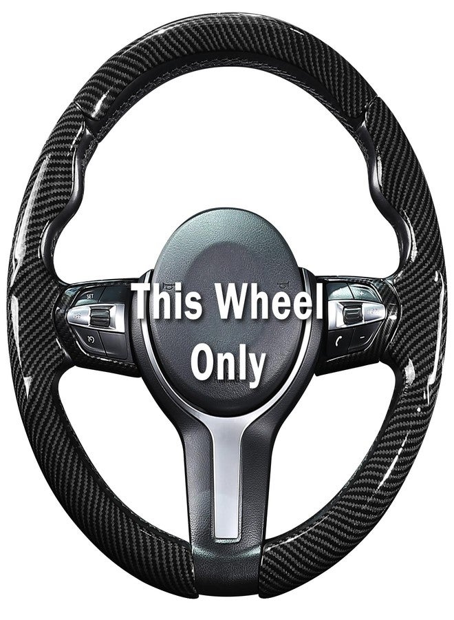 Aotoyou Steering Wheel Cover for BMW X3(2014-2017) X5(2014-2018) 3 Series(2012-2019) 5 Series(2014-2016) 328i 320i 330i 325i 528i 535i 530i 540i M3 2 4 6 Series X4 X6 M2 M4 M5 M6 Accessories (Glossy Black) - Image 1