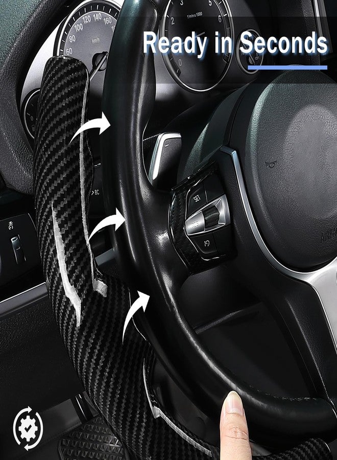 Aotoyou Steering Wheel Cover for BMW X3(2014-2017) X5(2014-2018) 3 Series(2012-2019) 5 Series(2014-2016) 328i 320i 330i 325i 528i 535i 530i 540i M3 2 4 6 Series X4 X6 M2 M4 M5 M6 Accessories (Glossy Black) - Image 4