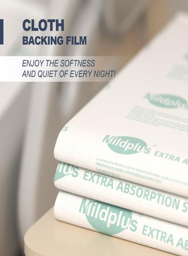 MILDPLUS Disposable Bed Pads 40"X40" Premium Cloth Backing Underpads Super Absorbent & Strength Pee Pads Incontinence Pads (180g/Piece,10 Count) - Image 4